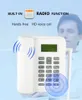 Accessories Beamio GSM Fixed Wireless Telephone With SIM Card Radio Cordless Phone LCD Screen For Home Office Desktop White