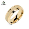 Pure Gold Fashion Hot Selling smycken Modern stil anpassade ringar för unisex