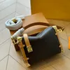 Classic Designer Side trunk Shoulder Bag Women Luxury Brand Handbags Fashion Leather Crossbody Purse Dust Bags Wallet