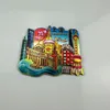 Magnetischer Kühlschrankaufkleber aus Aluminiumfolie mit Stadttourismus-Souvenir Shanghai