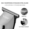 VGR Hair Clipper Oil Head Engraving Electric Clippers LCD Digital Display Household Professional Electrical Appliances V070 240115