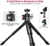 Tripods Ulanzi U-Vlog Lite Mini Tripod ile 360 ​​Ball Head Soğuk Ayakkabı Selfie Stick Mastalp Tripod Kamera İPhone Android Telefon DSLRL240115