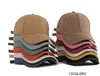 Plain Suede Baseball Caps Outdoor Blank Sport Cap and Hat For Men and Women DF344