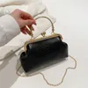Moda feminina simples bolsa de ombro lazer commuter mensageiro saco tendência portátil saco concha 2024 novo estilo ccj3285