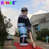 wholesale Publicidad personalizada Jugador de hockey inflable Modelo Blow Up Sportsman Escultura para la decoración del lugar de la competencia
