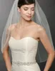 Veils New Best Selling Elegant Luxuryn high Quality Sexy Romantic Elbow Line Edge Veil With Comb Bridal Head Pieces For Wedding Dresses