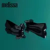 Melissa Women's Shoes Summer Ladies Fish Mouth Sandals Adult Girls Bow Knot Single Shoes Beach Shoes Female S 240115