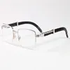 Neue Holz-Sonnenbrille für Damen, neue Mode, Sport, Retro-Büffelhorn, Vintage-Halbrahmen-Sonnenbrille für Damen, Brillen, Lünetten, Gafas2155