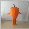 Disfraces de mascota de Halloween Orange Loquat Traje de personaje de dibujos animados de Halloween