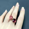 2PCS/SET klasyczny pierścień układany w stosy kolor kryształowy pierścień 32 colors cukierki w stylu pierścionka biżuteria prezent urodzinowy dla kobiet 240115