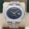 2022 new 41mm inlaid outer ring middle row diamond watch with automatic mechanical watch wordless dial male Watches227O