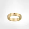 Designer Ring liefdesring voor mannen Luxe diamanten sieraden Vrouw Klassiekers 18K vergulde trouwring Damesmode 925 zilveren ring G2401162XQ