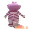 Fantasia personalizada de mascote de gato rosa tamanho adulto 218l