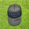 Lanvins Caps Ball Capsamerican Dept Letter Lanvins Hat GPfiti Graffiti MESH TRIBRIC Profil Trendy Baseball Cap dla mężczyzn Women Mash