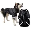 Abbigliamento per cani Cappotto morbido Abbigliamento casual Abbigliamento invernale a due zampe per animali domestici Tocco nero per Husky