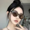 Cat's Eye Sunglasses Female Polygonal Frame Popular Korean Style Plain Face Mirror Male Glasses