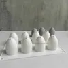 Craft Tools 3D Egg Candle Silicone Mold DIY Mousse Chocolate Cake Craft Baking Tool Easter Simulation Egg Resin Plaster Mold Home Decor YQ240115