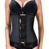 XXS3XL Látex Espartilho Corpo Shaper Cintura Trainer Cincher Zíper Underbust Perda de Peso Emagrecimento Shapewear Ampulheta Cinto Mulheres Plus 240113