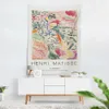 Boho Decor Matisse Minimalistische Kunst Anime Hangend Decor Tapijt Cartoon Tropische Bloem Wandtapijt Strandlaken Hippie Yoga Mat 240115