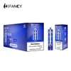 Original Hifancy Crystal Star Puff 15000 Einweg-Vape-elektronische Zigaretten, 0,6 Ohm Mesh-Spule, 24-ml-Pod-Batterie, wiederaufladbare elektronische Zigaretten, Puff 10K-Vaper-Gerät