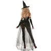 Costume d'halloween pour femmes, Costume de sorcière diable Sexy, peinture en cuir, Costume de fête d'halloween, Cosplay, Dress2877