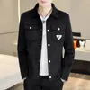 Men's Fashion Gentleman Slim-fit Casual Canary Solid Color British Fashion Trend with Elegant Korean Slim-fit Lapel Jacket 240115