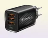 4ポートPD USBC AC Home Chargers Travel Wall Charger Power Adapters高速プラグ用iPhone 13 Samsung HTC Android Phone PC W8561079