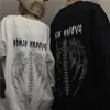 Automne Punk Noir Sweatshirts Tops Gothique Grunge Sweat À Capuche Streetwear Femmes Hip-hop Cool Couple High Street Pulls 240115