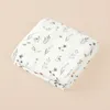 Couvertures Born Coton Mousseline Gaze Couverture 120x120cm Swaddle Bébé Bambou Neutre Réception Wrap