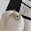 Loewss Earring Designer Women Top Quality Charm New Large Respected Teacher Hemisphere Round Water Diamond Earrings Light Luxury Texture Shining Earrings