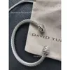 Bracelet David Yurma Desginer David Yuman X David Xx Bracelet populaire Micro incrustation poignée ouverte bijoux 2024ss bijoux Hip hop Hip hop