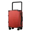 Suitcases 20/22-Inch Fashion Wide Trolley Luggage Bag Universal Wheel Mute Password Travel Suitcase Case Boarding