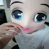 Maschera Kigurumi a mezza testa per ragazza dolce femminile con occhi BJD cartone animato Cosplay ruolo anime giapponese Lolita Mask249K