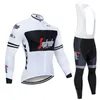 Collezione primavera autunno 2020 nuova maglia da ciclismo gialla manica lunga da uomo maglia da bicicletta da corsa all'aperto ropa ciclismo set208Y