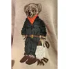 Designer feminino inverno RL Polo Ralp Laurens Bear Sweater Cartoon Pulôver Casual Moda Knit Hoodie 2024 Novas Mangas Compridas Bordadas Crew Neck Camisas PQAI