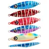 Lento Metallo Jigging Lure Glow 150g 200g 260g Pesce che cade Maschere Acqua salata Campo da pesca Pesca Pescatore Esca dura Attrezzatura 240113