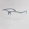 Whole- 2016 Moda Titanium montura de gafas sin montura Marca Hombres Gafas traje gafas de lectura P9112290e