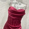 الفساتين غير الرسمية الأساسية رداء de rhdos nu pour femme jupe longue en fiber robe de rhsexy vtements ducatifs robe de soire yq240115