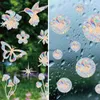 Muurstickers Kleurrijke raamsticker Suncatcher Rainbow Prism Butterfly Statische glassticker PVC Anti-collision Crash Glass Home 22x30CMvaiduryd