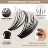 Cluster Eyelashes 240Pcs DIY Segmented Lashes Naturally Soft Light Handmade Reusable Individual Lashes 30P+40P Combon Set Grafted Lashes DHL