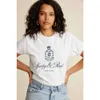 24SS sportowy bogaty designerski tee litera nadrukowana bawełniana t-shirt T-shirt Kobiety z krótkim rękawem