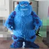 Costume de mascotte de personnage de dessin animé de monstre bleu d'usine 2019 pour adulte201d