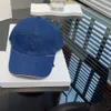 672934 Denim Luxus Stickerei Perlen Baseball Cap Brief Designer Casual Frühling Hut Kappe für Frauen Männer Retro Design Männer Golf hut 1:1 Hohe Qualität sun v sport