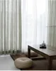 Japanse linnen gordijn tule voor woonkamer slaapkamer pure kleur katoen linnen gordijn tule stoffen aangepaste curtian maat 240115