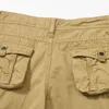 Calças masculinas carga multi bolsos calças de trabalho casual tático masculino outwear em linha reta outono inverno resistente ao desgaste