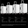 Valigie Bagagli da viaggio per anziani di alta qualità Materiale in lega di alluminio-magnesio al 100% 20/24/26/28 Valigia da viaggio di marca Spinner Q240115