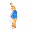 Costume de mascotte de lapin de pâques pour adulte, à porter pour le carnaval, Costume de fête de carnaval, 327V