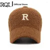 Boll Caps Women Winter Lamb Wool Structured Hat Baseball Cap Håll WARM WINDOPRO Teddy Fleecef Hip Hop Men Outdoor Travel