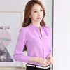 Frauen Blusen Frauen Lange Ärmeln Femal Weiß Tops 2024 Frühling Sommer Pullover Büro Dame Oberbekleidung Kleidung Koreanischen Stil