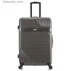 Suitcases New Luggage Stylish Silver Lightweight 28 inch Resilience Hardside Luggage Spinner - for Travel and Everyday Use. Q240115